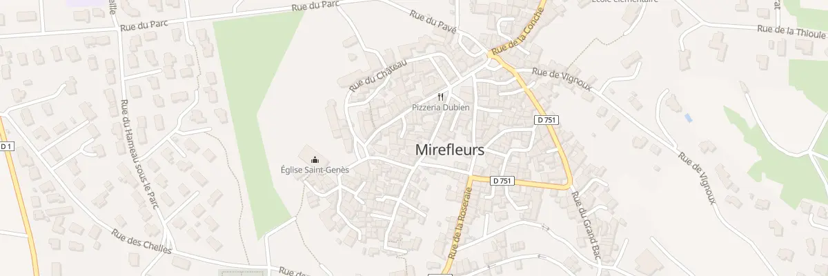 Plan du 16 Rue des Rocs à Mirefleurs