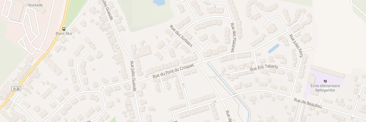 Plan du 17 Rue du Pont du Croquet à Pecquencourt