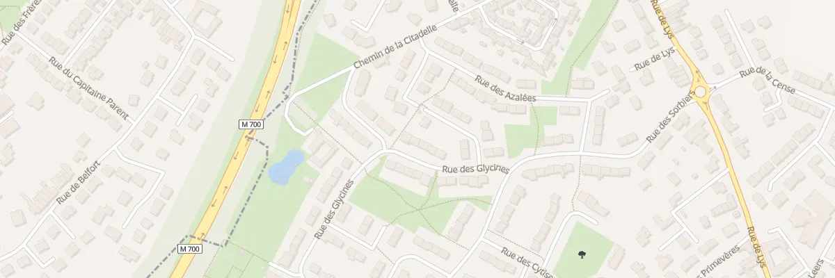Plan du 12 Rue des Glycines à Toufflers