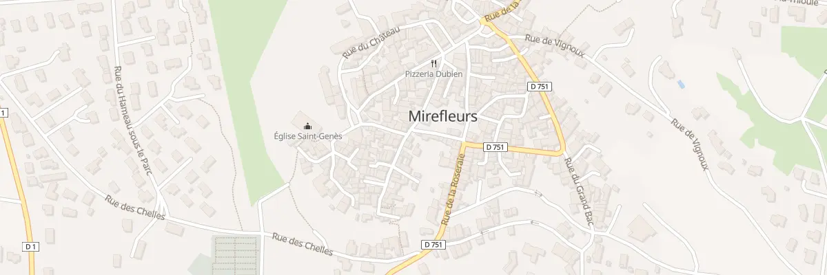 Plan du 17 Rue des Rocs à Mirefleurs