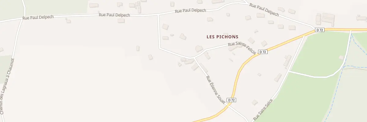 Plan du 14 Rue Ste Felicie à Chaumot