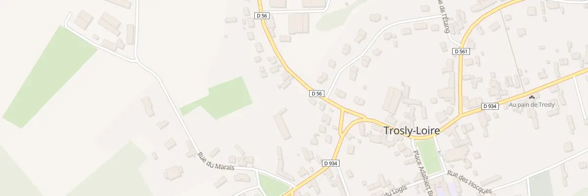 Plan du 1B Rue du Château à Trosly-Loire