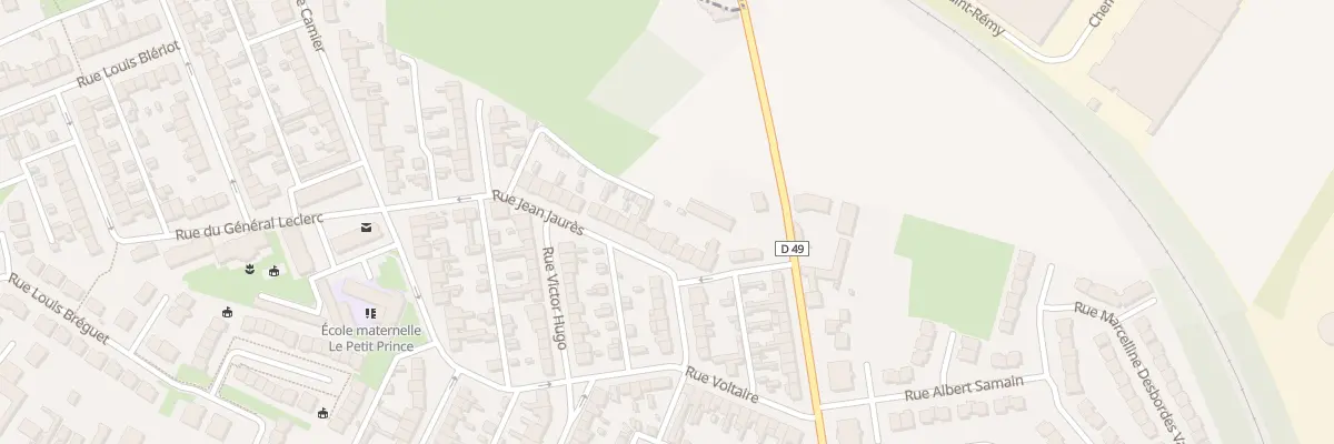 Plan du 12 Rue Jean Jaurès à Neuville-Saint-Rémy