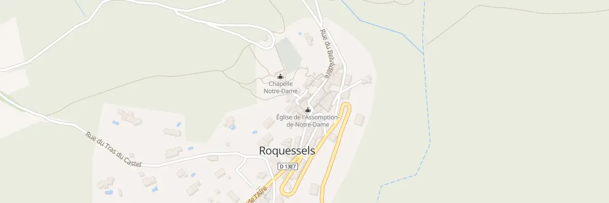 Plan du 5006 Le Village à Roquessels