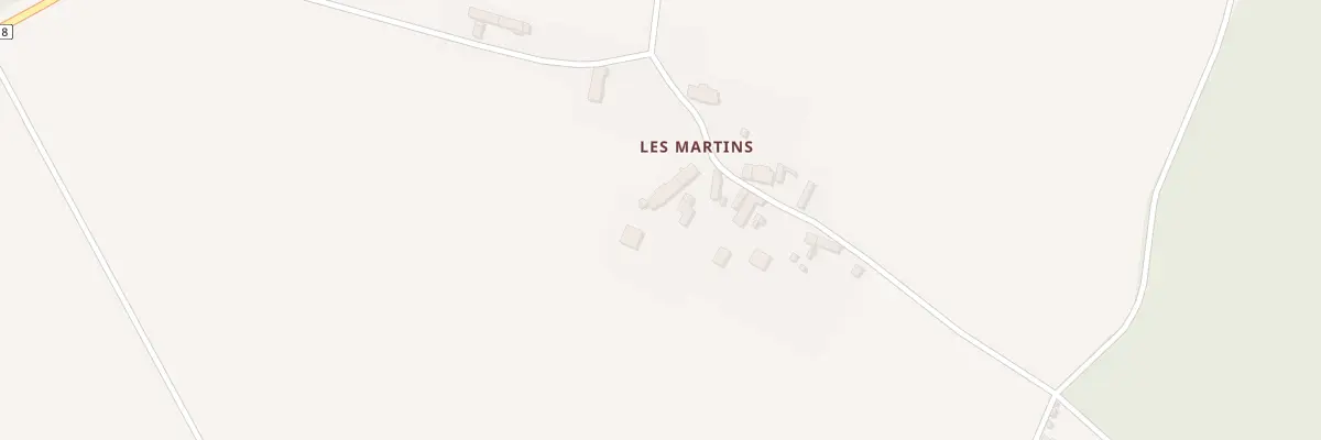 Plan du 4 Les Martins à Verlin