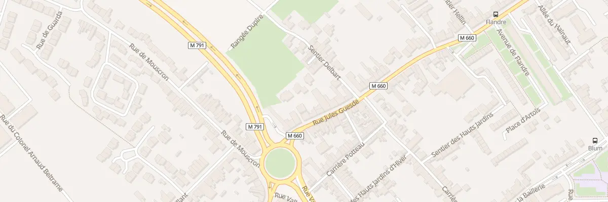 Plan du 33 Rue Jules Guesde à Wattrelos