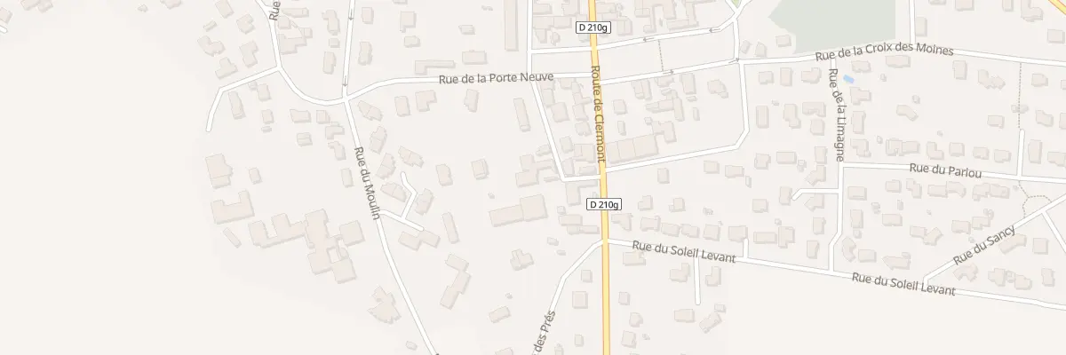 Plan du 3 Rue de la Paix à Ennezat