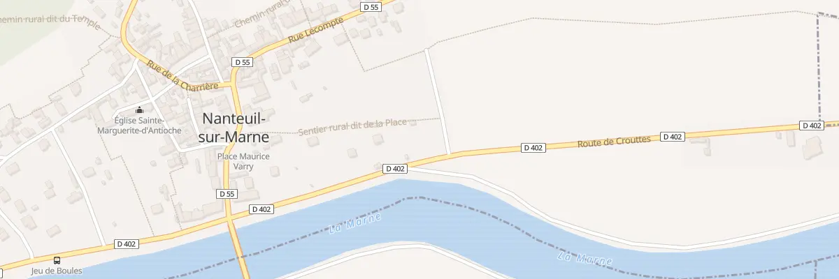 Plan du 19 Rte de Crouttes à Nanteuil-sur-Marne