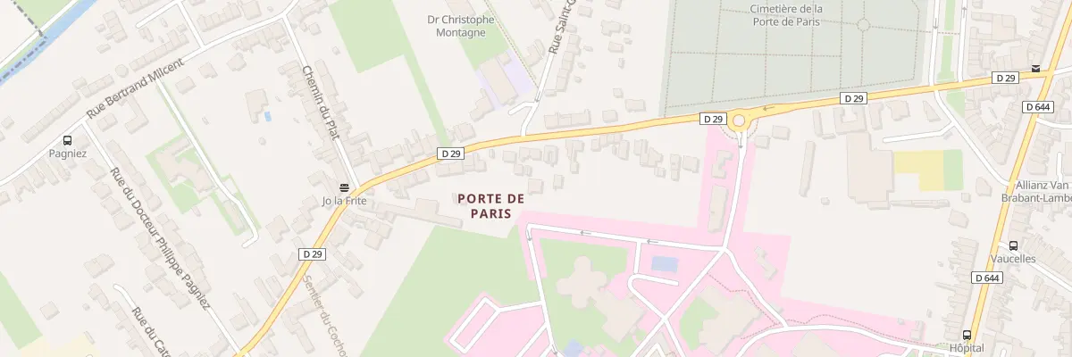 Plan du 325 Rue de Noyelles à Cambrai