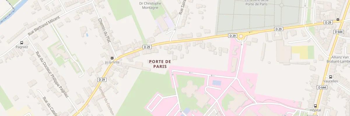 Plan du 325B Rue de Noyelles à Cambrai