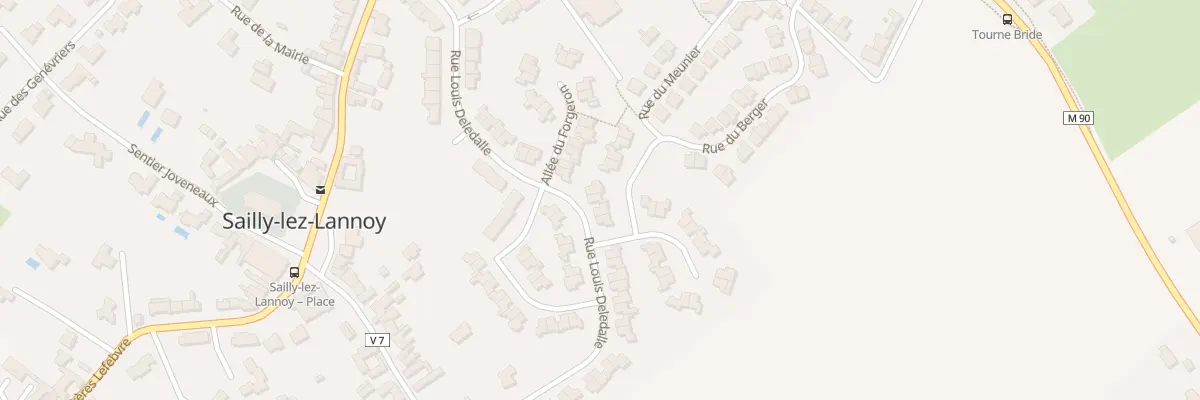 Plan du 23 Rue Louis Deledalle à Sailly-lez-Lannoy