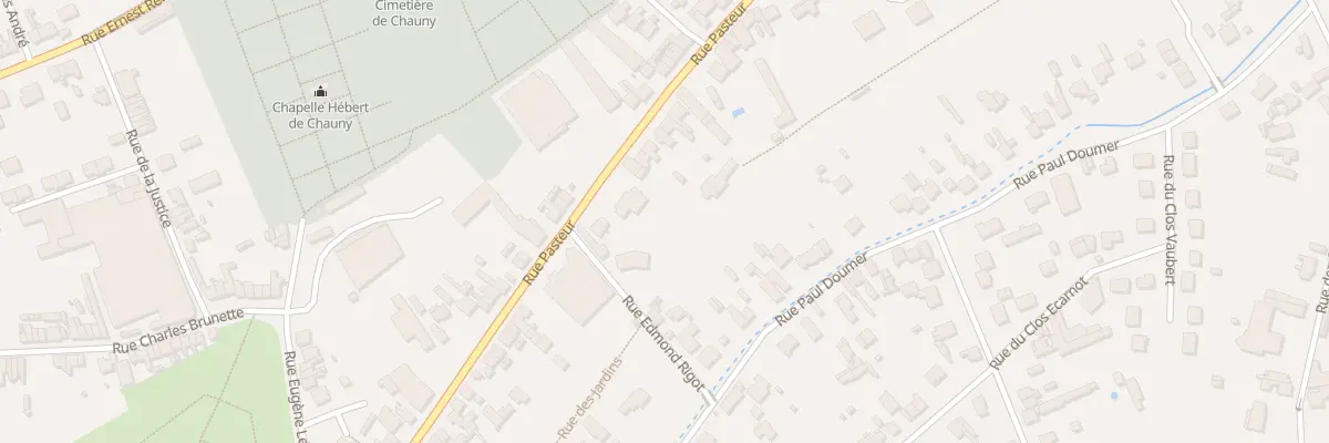 Plan du 118 Rue Pasteur à Chauny