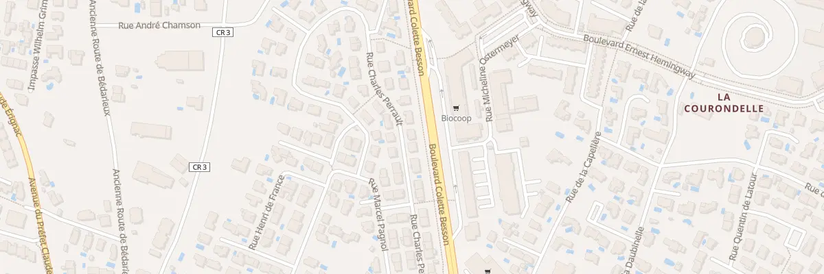 Plan du 28 Rue Charles Perrault à Béziers