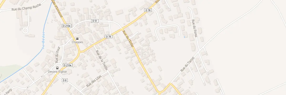 Plan du 9 Rue de l’Enfer à Chappes