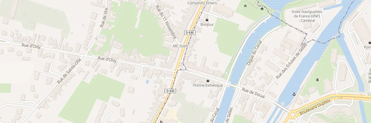 Plan du 32 Rue de Douai à Cambrai