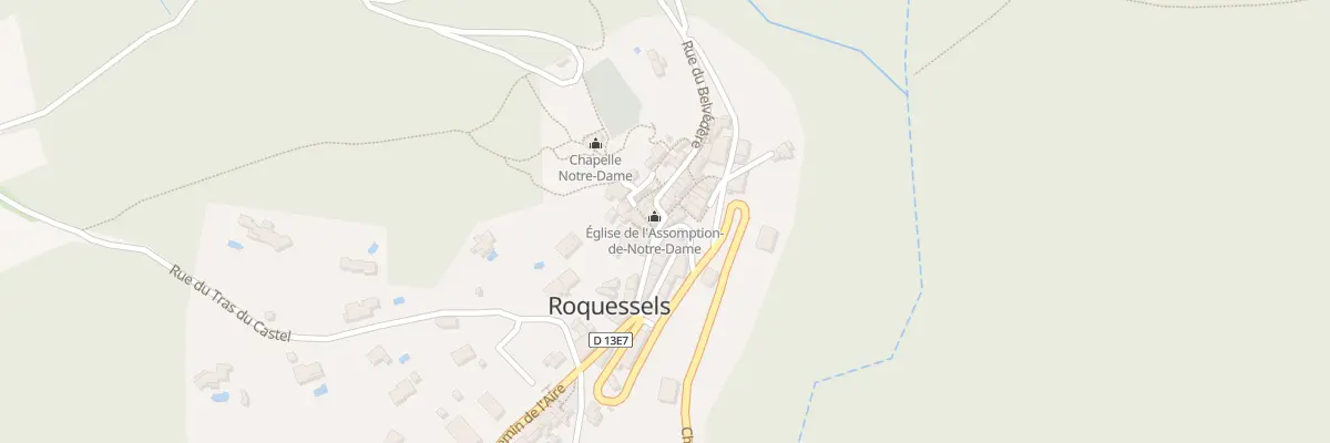 Plan du 5060 Le Village à Roquessels