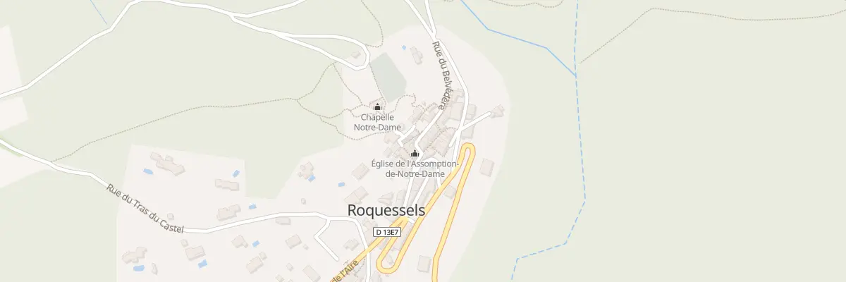 Plan du 5046 Le Village à Roquessels