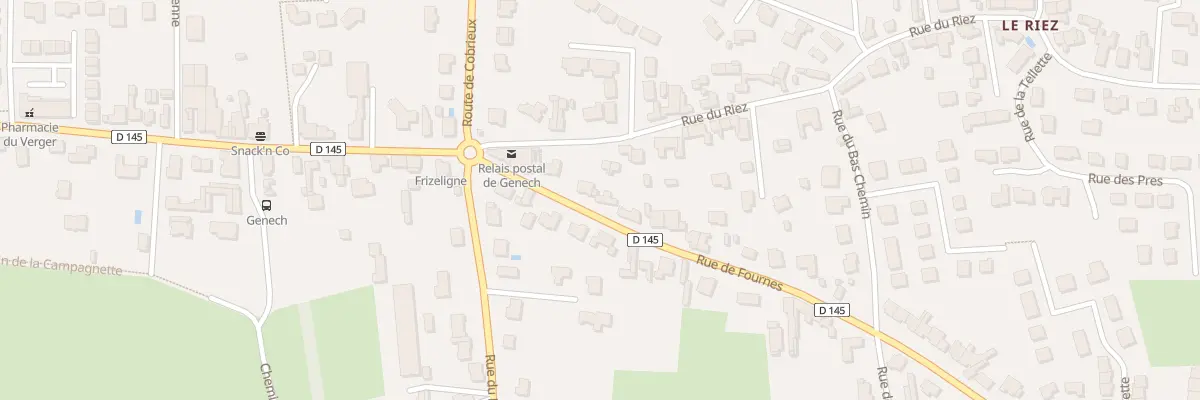 Plan du 95 Rue de Fournes à Genech