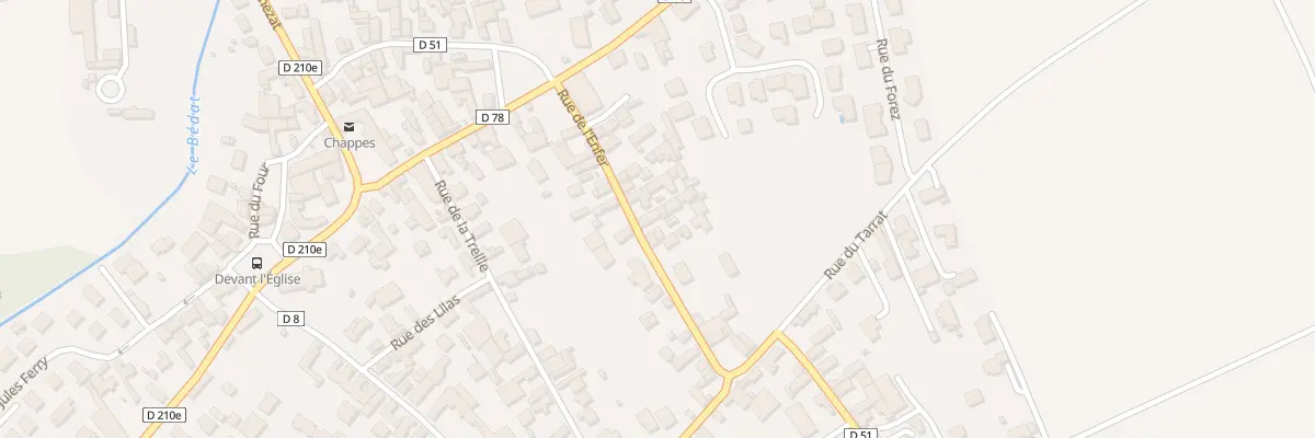 Plan du 23 Rue de l’Enfer à Chappes