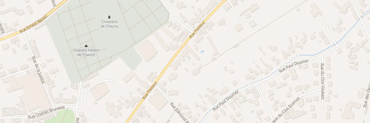 Plan du 118B Rue Pasteur à Chauny