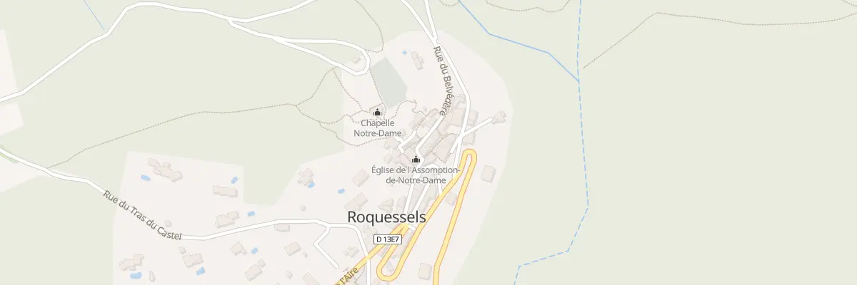 Plan du 5013 Le Village à Roquessels