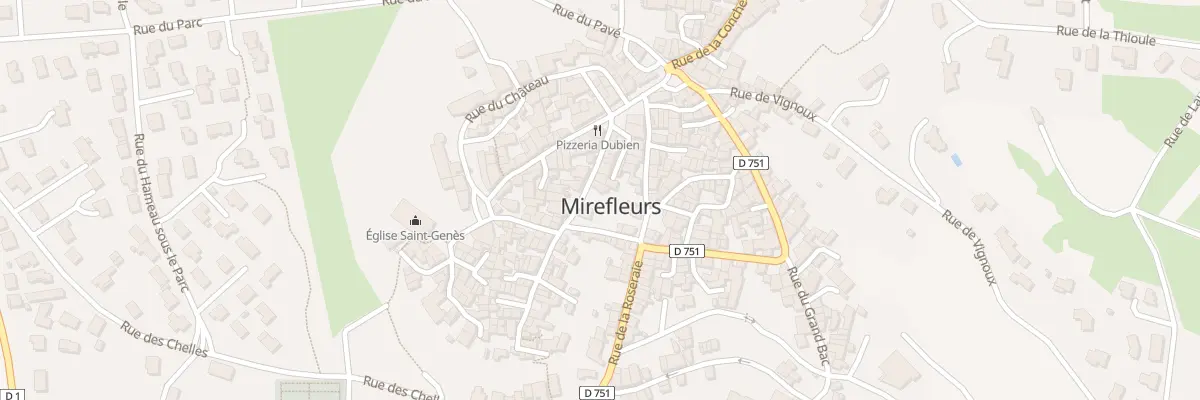 Plan du 15 Rue des Rocs à Mirefleurs