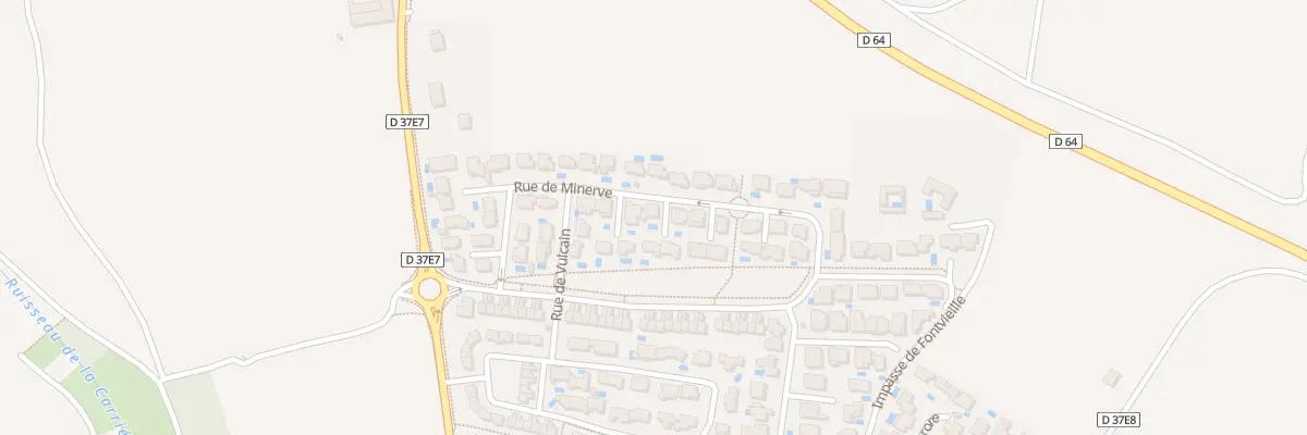 Plan du 20 Rue de Minerve à Vendres