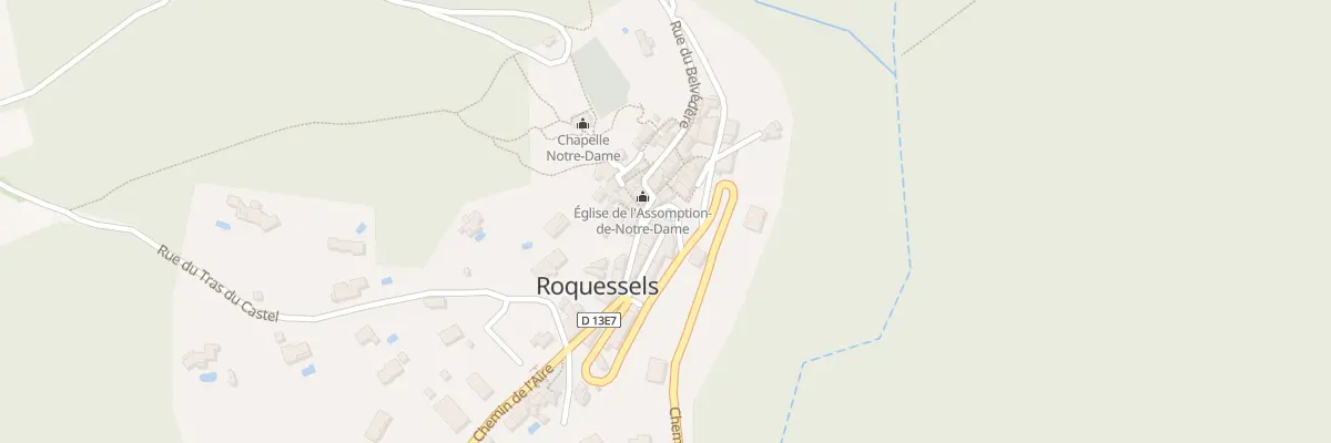 Plan du 5074 Le Village à Roquessels