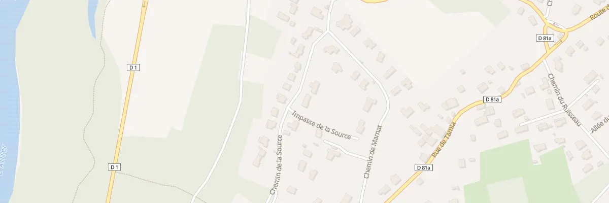 Plan du 7 Che de la Source à La Roche-Noire