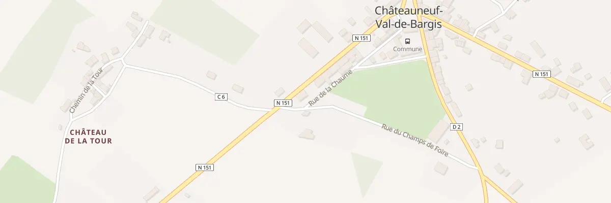 Plan du 21 Rue Intendant General Perrat à Châteauneuf-Val-de-Bargis