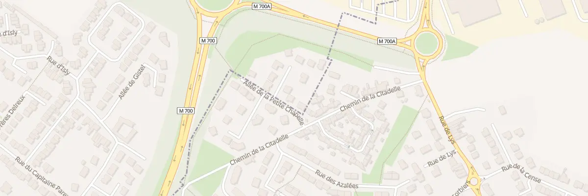 Plan du 4 All de la Petite Chapelle à Lys-lez-Lannoy