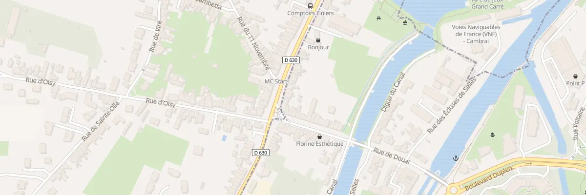Plan du 34 Rue de Douai à Cambrai