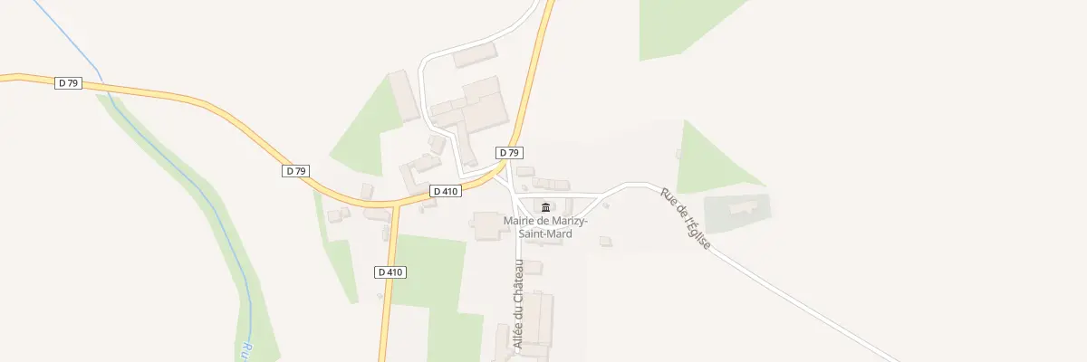 Plan du 6 Pl de la Mairie à Marizy-Saint-Mard