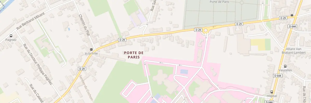 Plan du 293 Rue de Noyelles à Cambrai