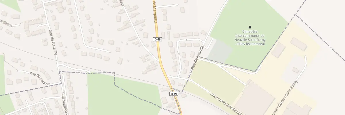 Plan du 3 Rue de Picardie à Tilloy-lez-Cambrai