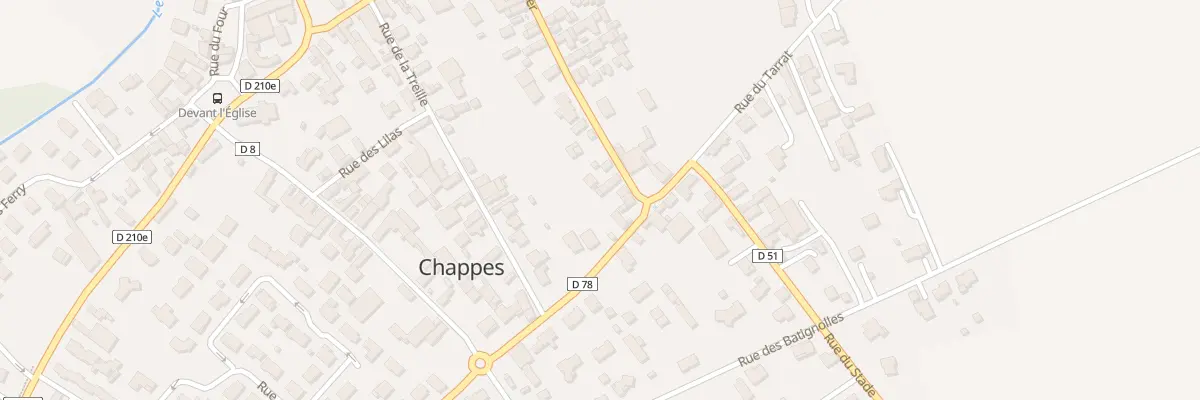Plan du 22 Rue de l’Enfer à Chappes