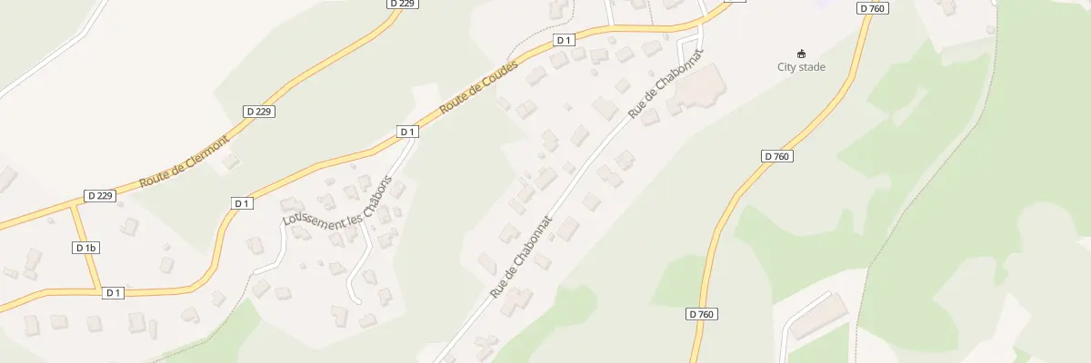 Plan du 10 Rue de Chabonnat à Parent