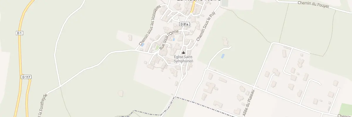 Plan du 26 Rue St Symphorien à La Roche-Noire