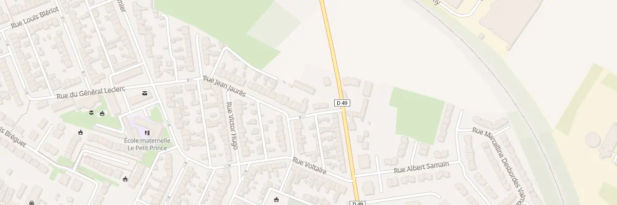 Plan du 2 Rue Jean Jaurès à Neuville-Saint-Rémy