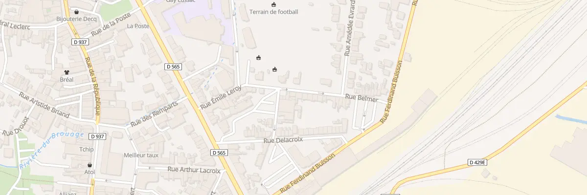 Plan du 6 Rue Belmer à Chauny