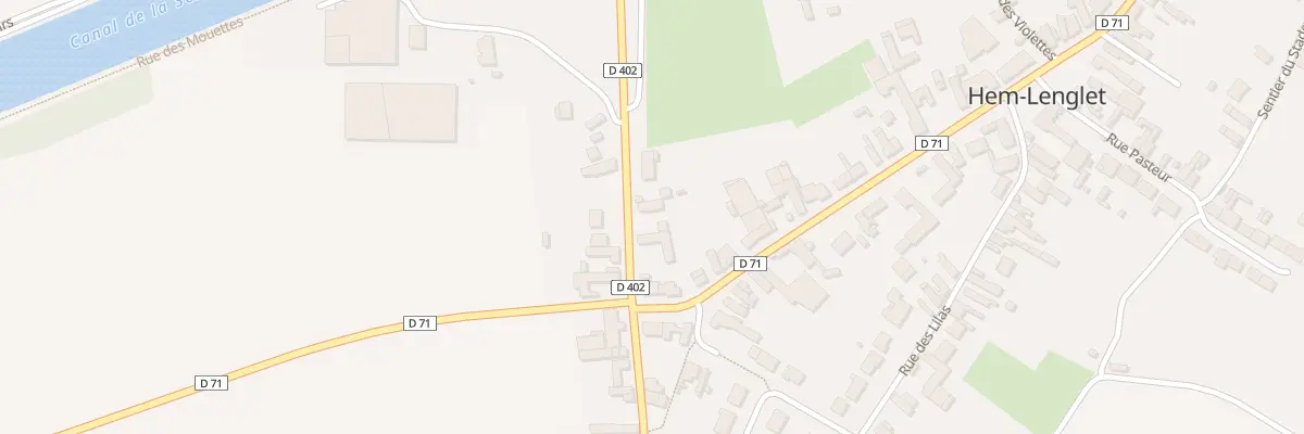 Plan du 5 Rue de la Sensée à Hem-Lenglet