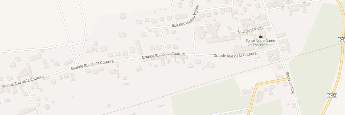 Plan du 13 Gr Grande Rue de Couture aux Ormes-sur-Voulzie