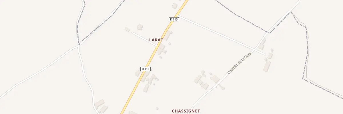 Plan du 36 Rte de Chassignet à Chareil-Cintrat