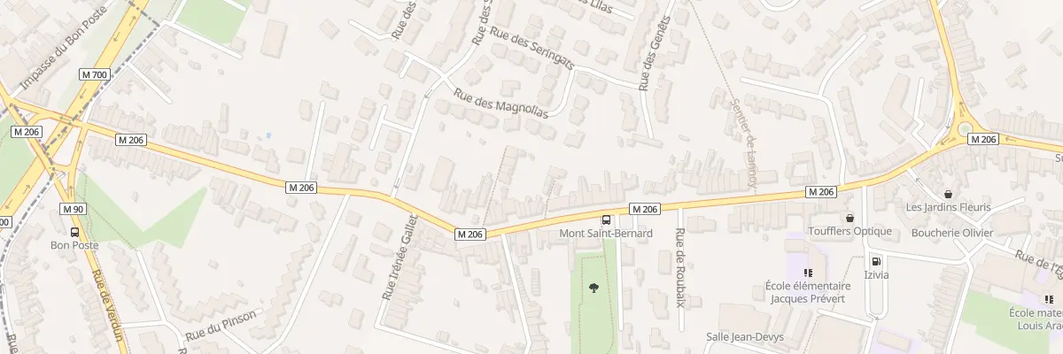Plan du 78 Rue de Roubaix à Toufflers