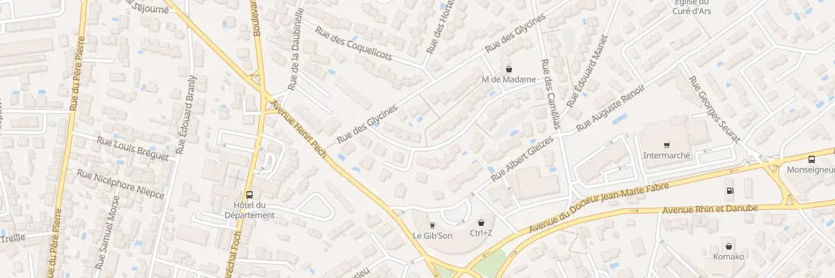 Plan du 18 Rue des Violettes à Béziers