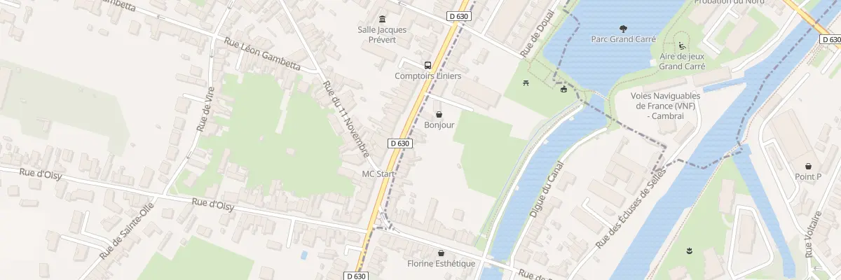Plan du 52 Rue de Douai à Cambrai
