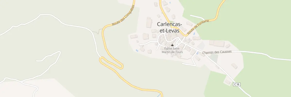 Plan du 3 Imp du Cigalas à Carlencas-et-Levas