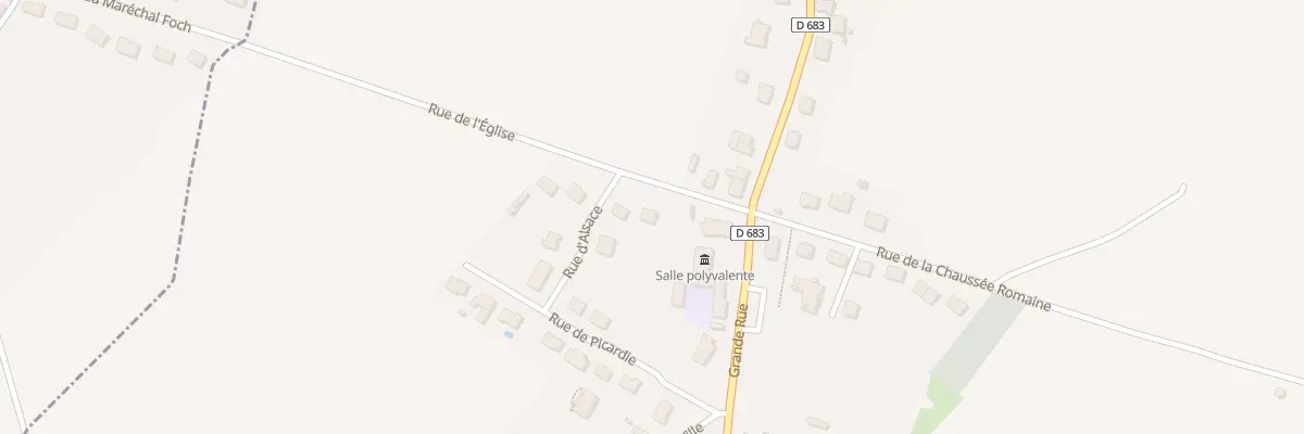 Plan du 1 Rue de l’Eglise à Francilly-Selency