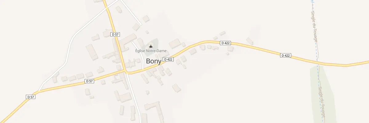 Plan du 18 Rue de l’Abbaye à Bony