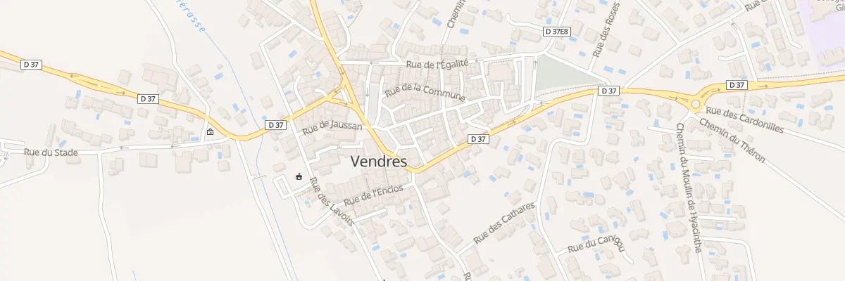 Plan du 3 Rue du Four à Vendres